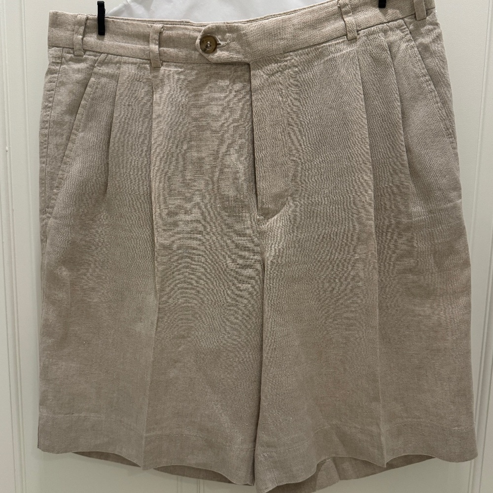 Ermenegildo Zegna 100% Linen Shorts